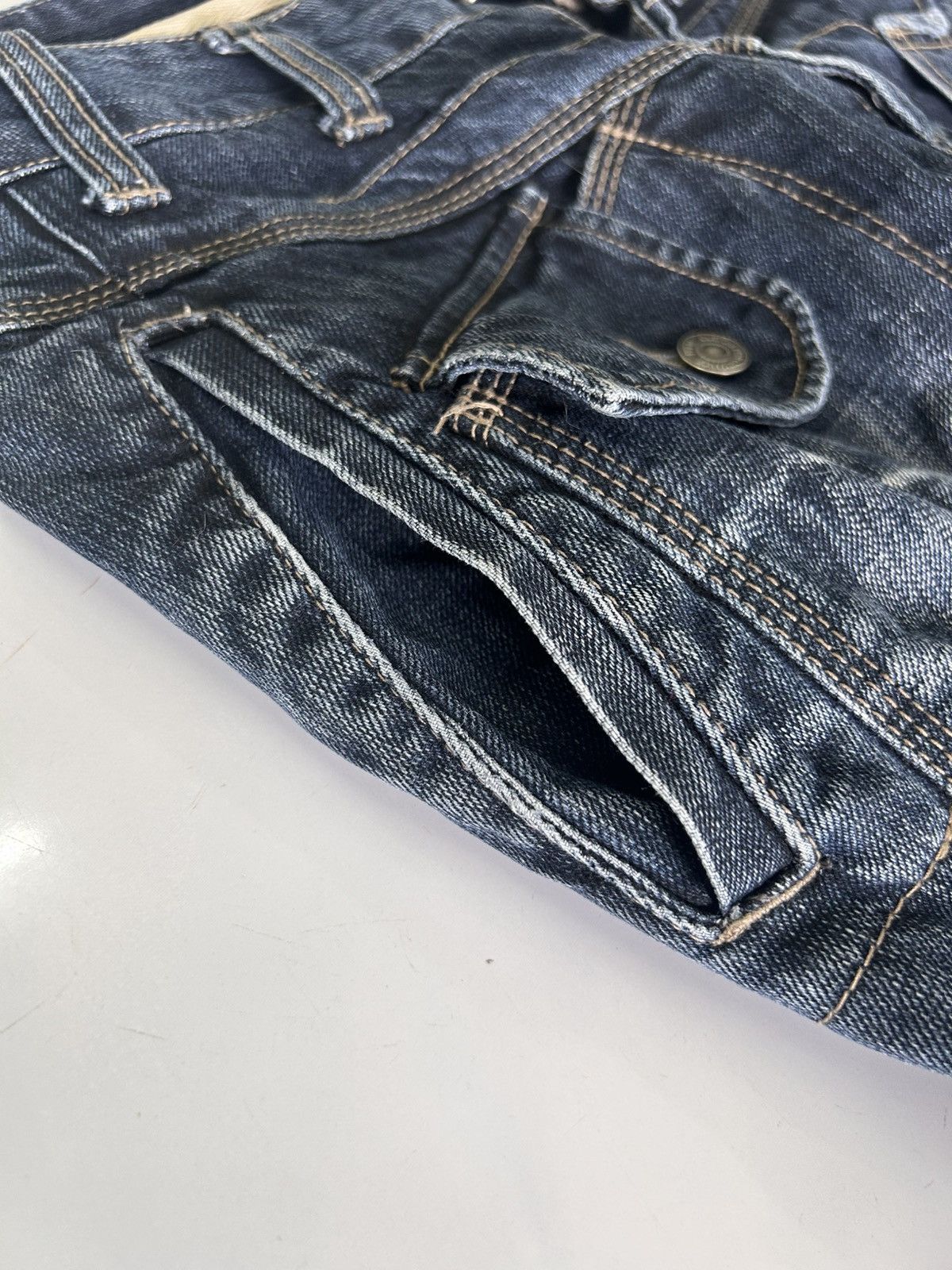 PPFM × Vintage 💥 Vintage Japanese Denim PPFM Mad Punk Jeans Size US 31 - 8 Thumbnail
