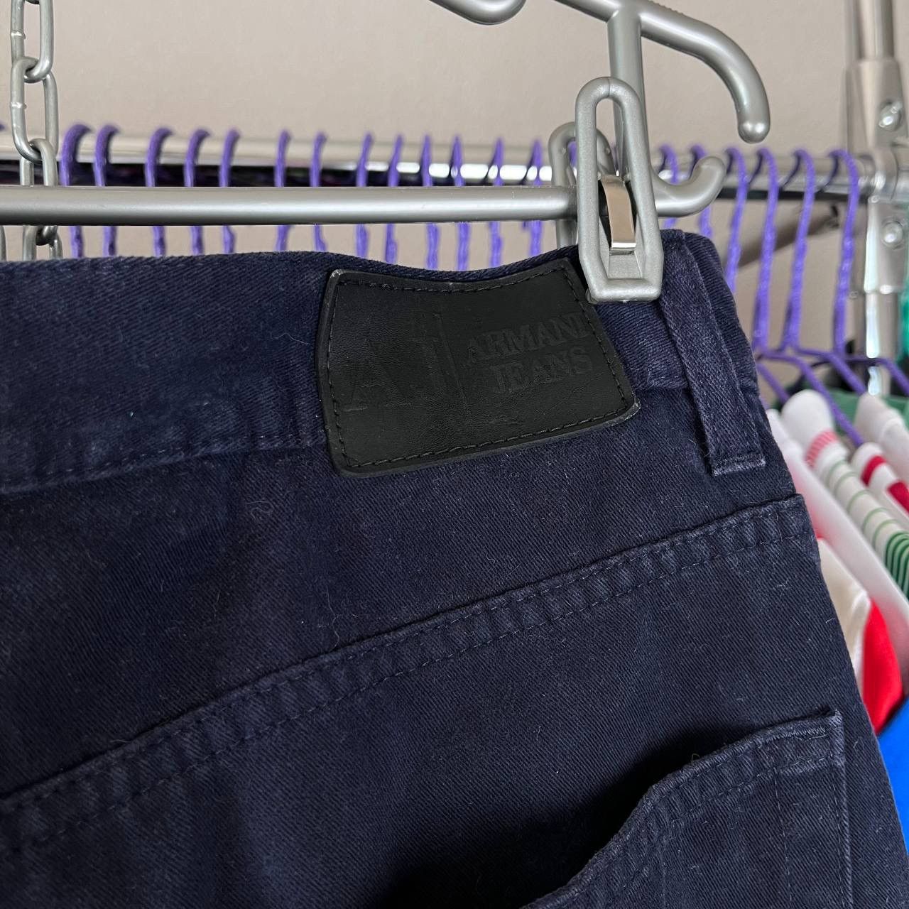 Armani × Designer × Vintage Vintage Armani Jeans Denim Navy Blue Pants Size 32 Size US 32 / EU 48 - 3 Thumbnail