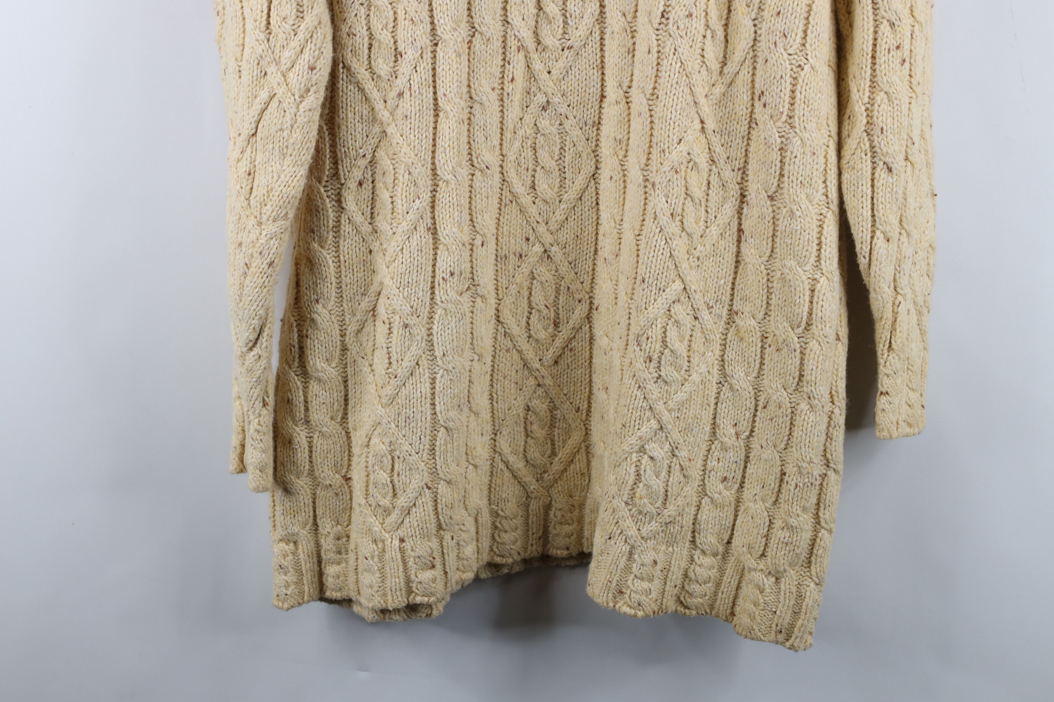 Vintage Vintage 90s Streetwear Chunky Fisherman Cable Knit Sweater Size L / US 10 / IT 46 - 12 Thumbnail