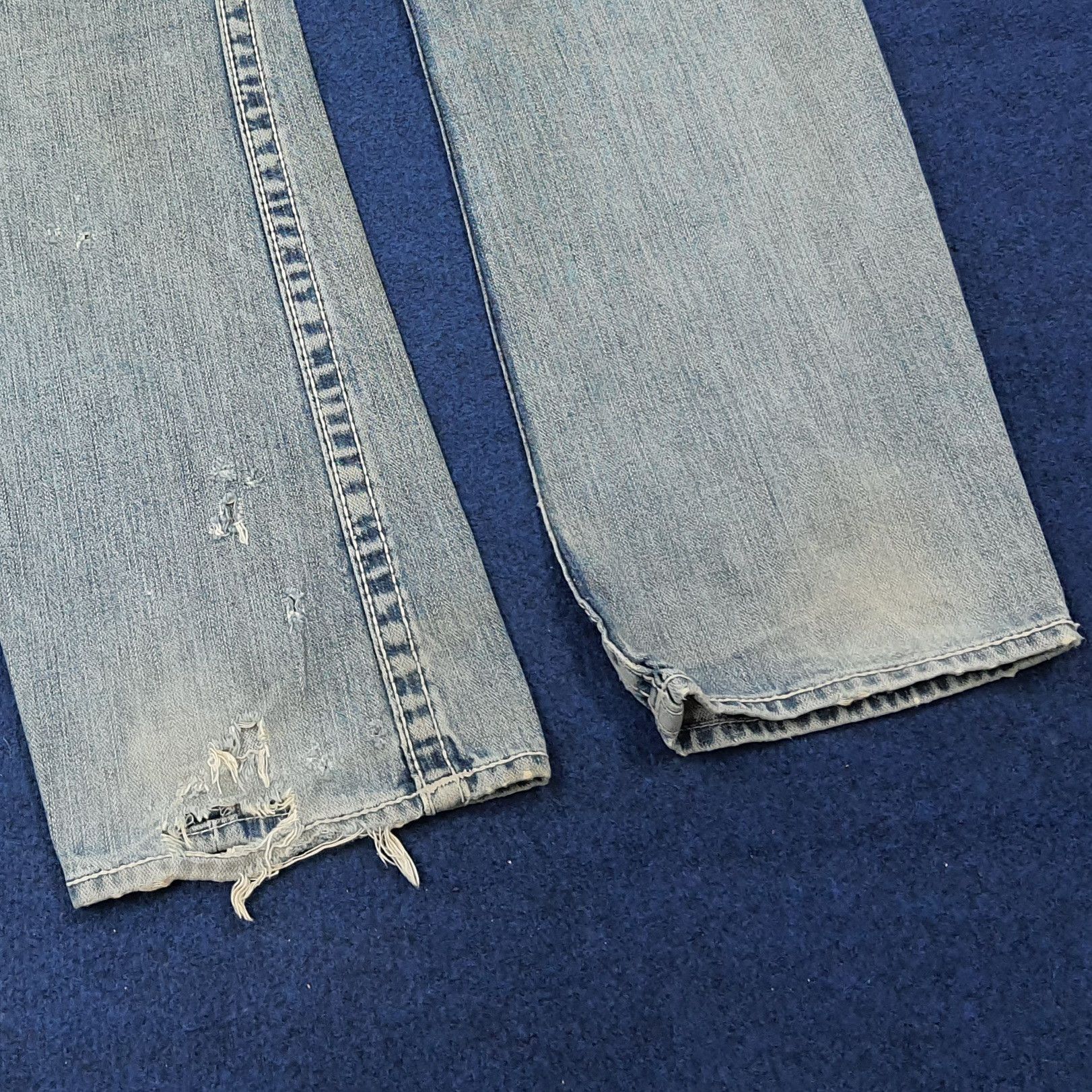 True Religion Vintage True Religion Marco Big T Distressed Jeans C272N13 Size US 33 - 3 Thumbnail