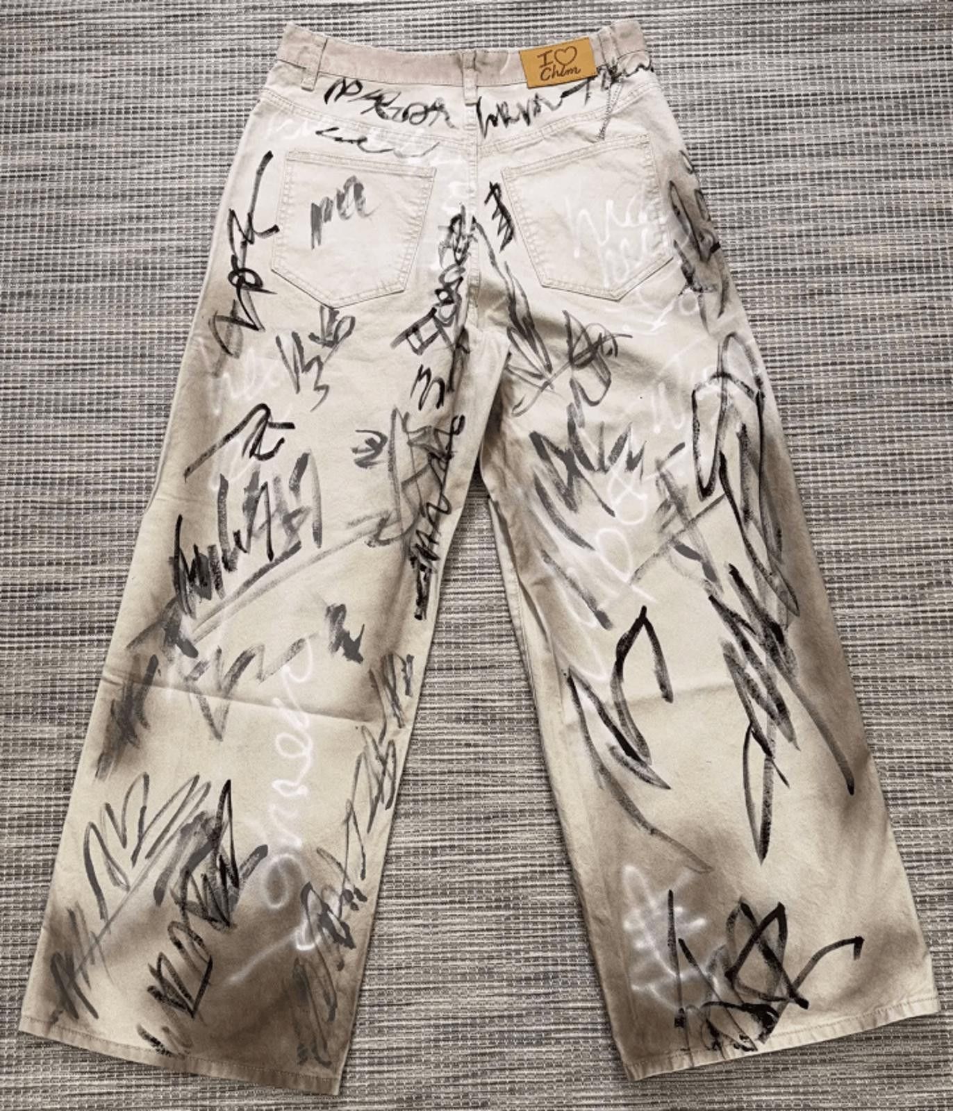 HMDD HMDD Graffiti Chinos Pants Size US 38 / EU 54 - 2 Thumbnail