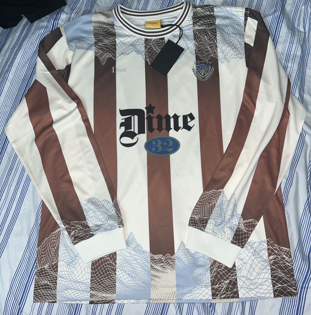 DIME MTL この上ない STRIKER JERSEY CHARCOAL M