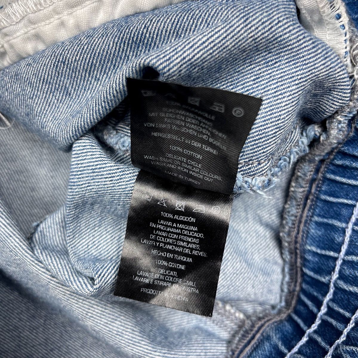 Karl Kani Karl Kani Vintage Cropped Denim Jean Jacket Size L / US 10 / IT 46 - 13 Thumbnail