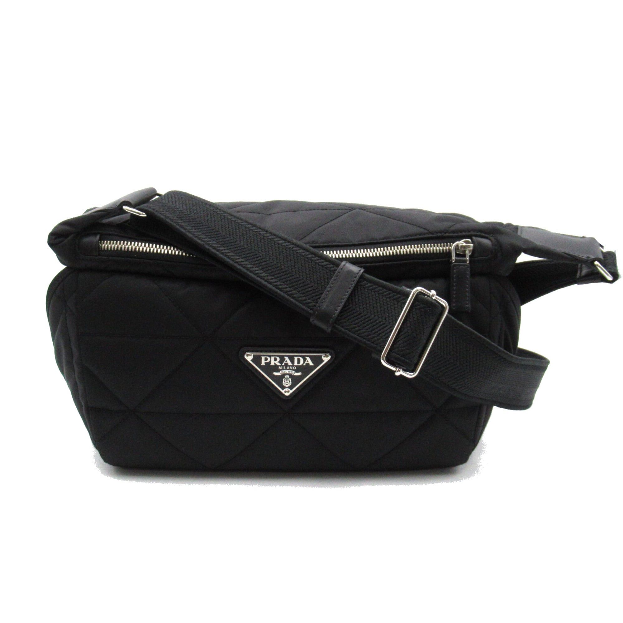 image of Prada Nylon Stitch Shoulder Black Nylon 2Vh994Vnio2Dgwf0002, Women's