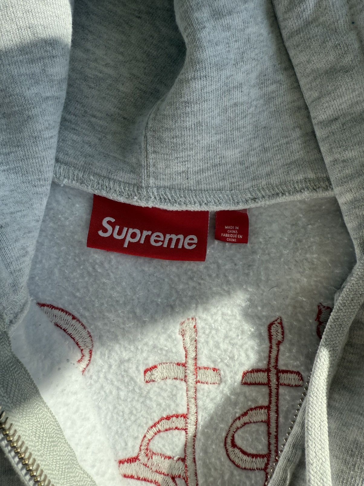 Supreme Supreme X 176 Grey Zip Up Size US S / EU 44-46 / 1 - 2 Thumbnail