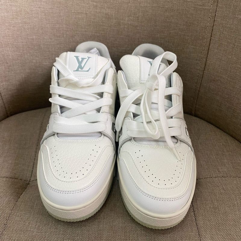 Louis Vuitton Louis Vuitton Low-Top White Trainer Sneakers for All -2508 Size US 7.5 / EU 40-41 - 1 Thumbnail