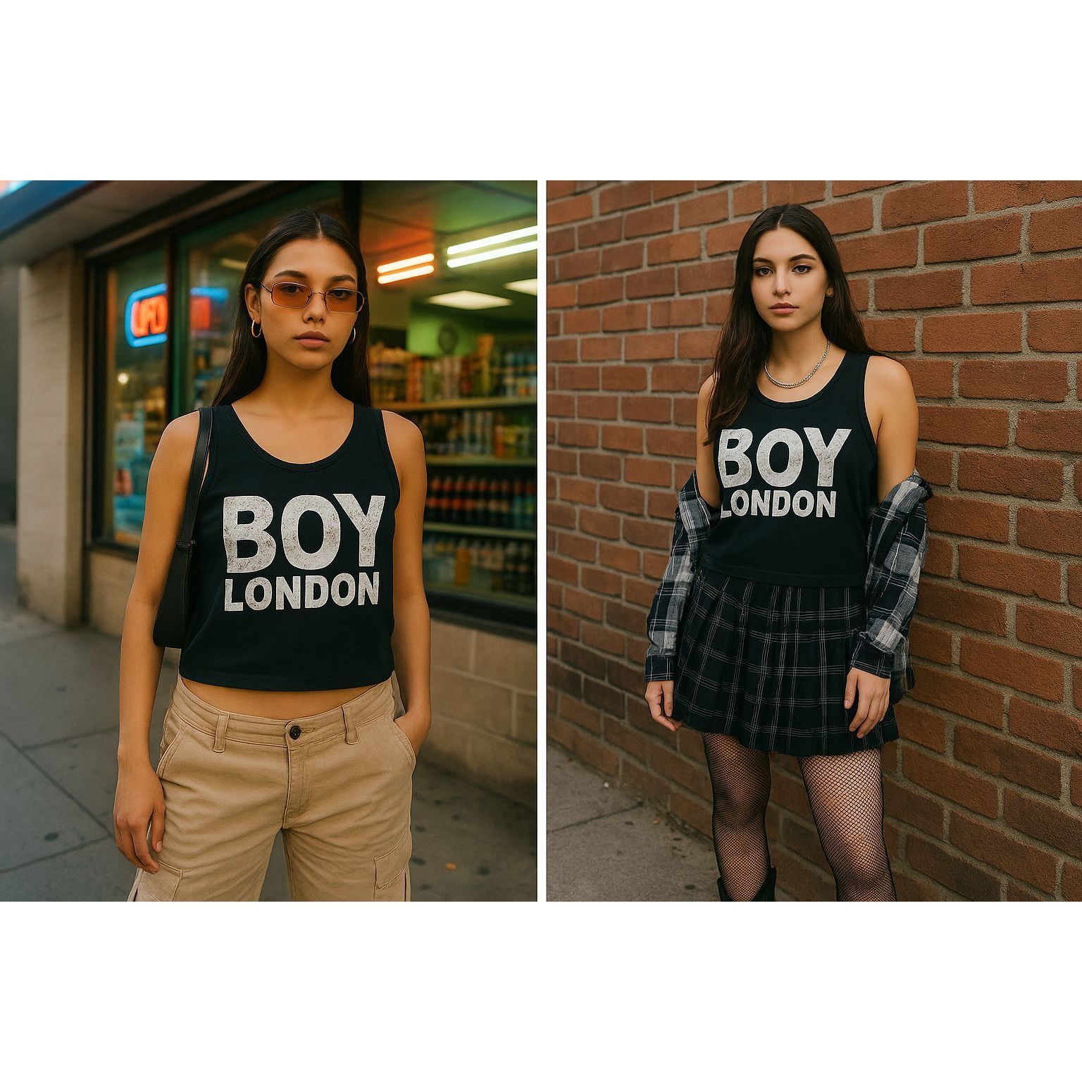 Boy London Boy London Woman's Black XS Tank Top Y2K Streetwear Grunge G Size XS / US 0-2 / IT 36-38 - 14 Thumbnail