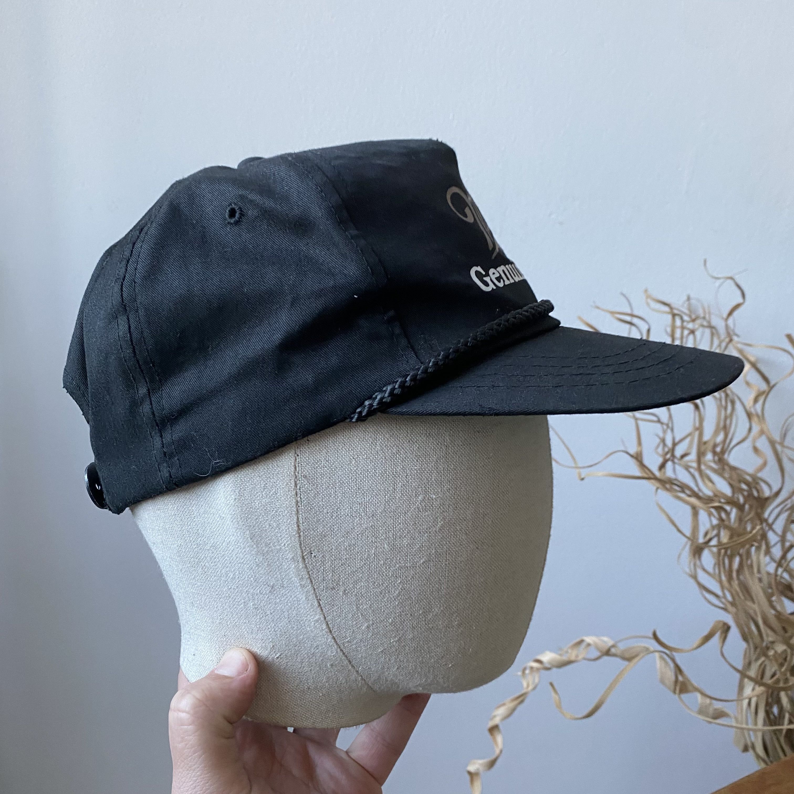 Budweiser 🍺 Vintage 90s Beer Miller Cap Promo Genuine Draft Dad Hat Size ONE SIZE - 2 Thumbnail