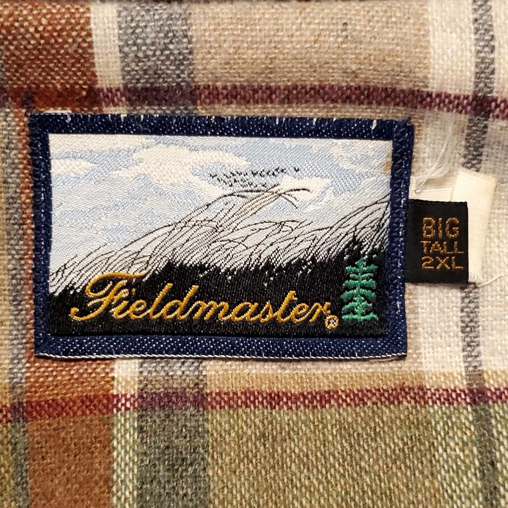 Vintage VINTAGE Fieldmaster Jacket Men's 2XLT Beige Canvas Windproof Full Zip Lined Pockets USA Coat Outdoor Hunting 80s 90s Size US XXL / EU 58 / 5 - 2 Thumbnail