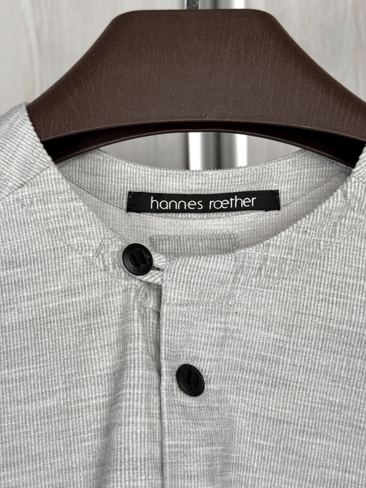 hannes roether hannes roether grey corduroy avant garde japanese shirt sz M Size US M / EU 48-50 / 2 - 9 Thumbnail