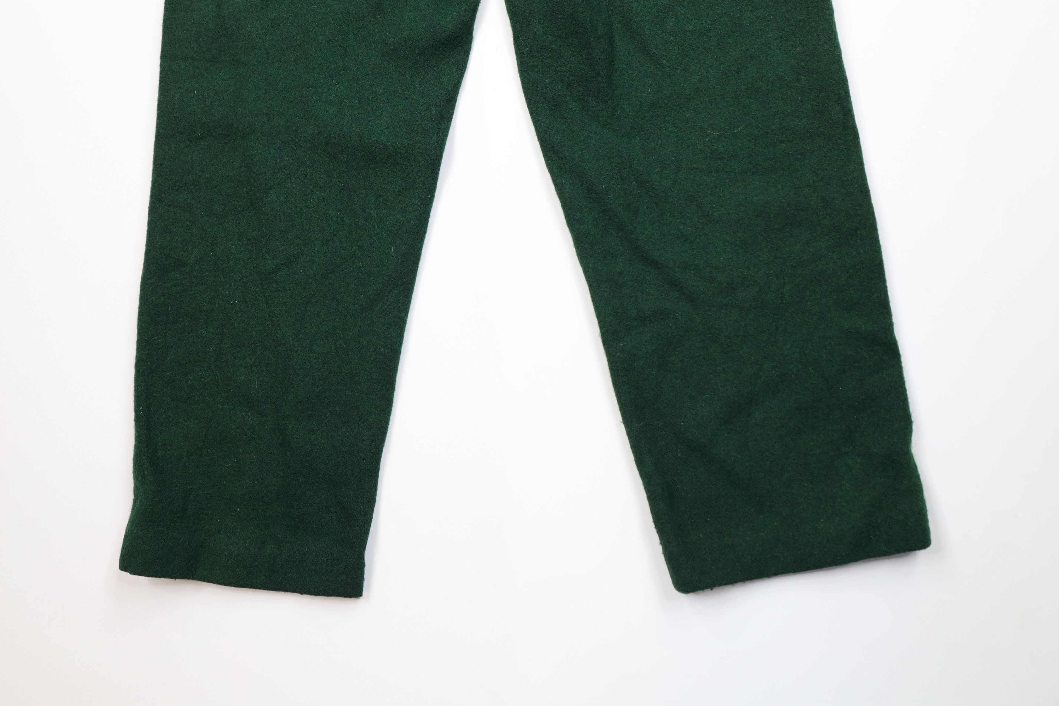 Woolrich Woolen Mills Vintage 70s Woolrich Mackinaw Wool Wide Leg Pants Green USA Size US 32 / EU 48 - 12 Thumbnail