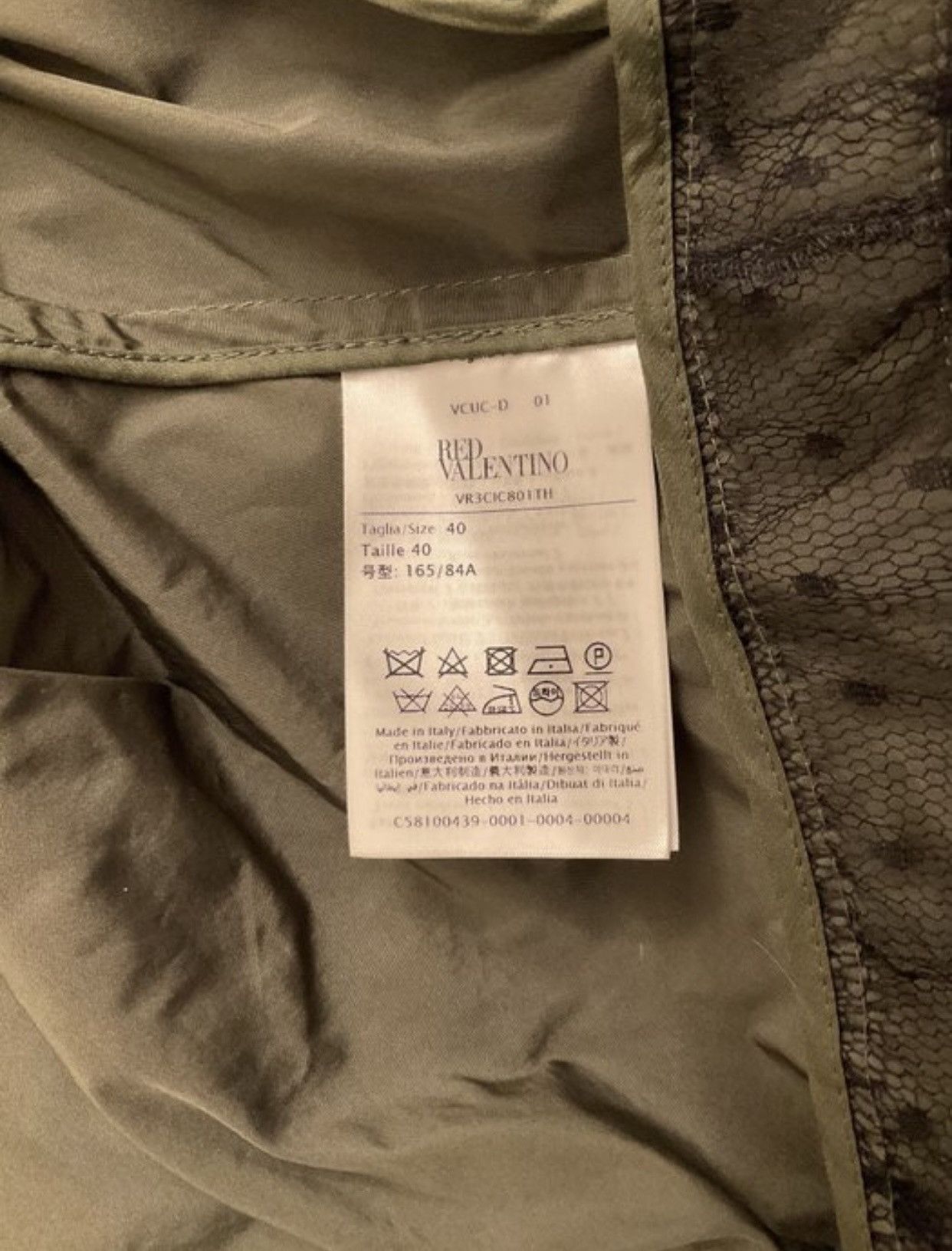 RED Valentino 🔥 Rare Valentino Khaki Bomber — Lace Detail / Oversized Fit Size S / US 4 / IT 40 - 7 Thumbnail
