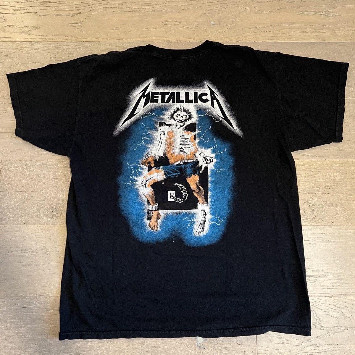Band Tees × Vintage Metallica 'Ride the Lightning' Tee Size US L / EU 52-54 / 3 - 2 Thumbnail
