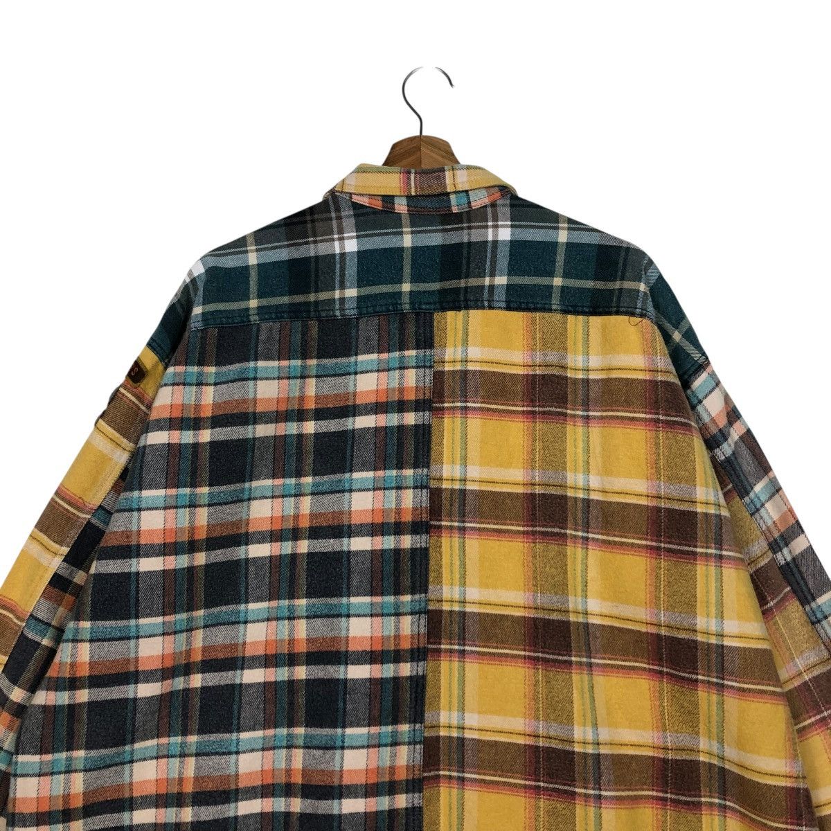 Hysteric Glamour 🔥VINTAGE SHIRT BUTTON JACKET PATCHWORK TARTAN DRUG STORE’S Size US L / EU 52-54 / 3 - 11 Thumbnail