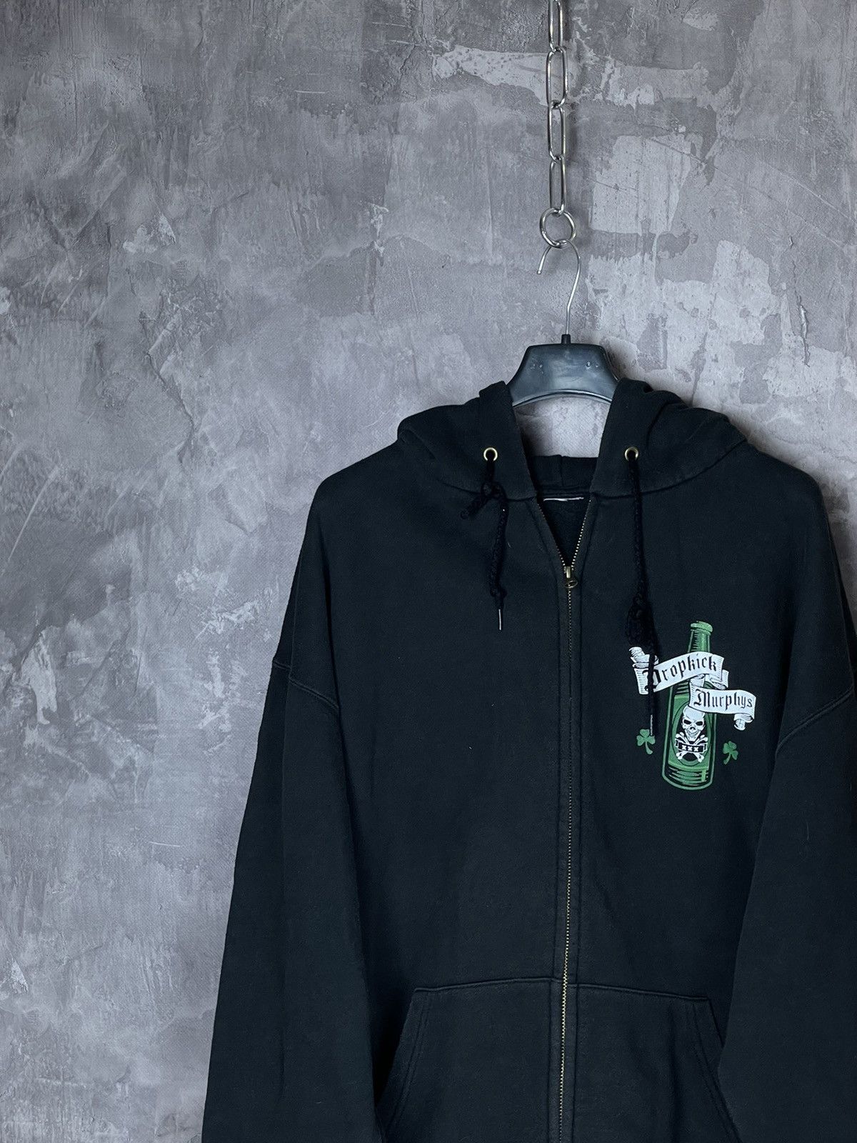 Band Tees × Vintage Vintage Dropkick Murphys Hoodie Washed Boxy Punks Folk Size US L / EU 52-54 / 3 - 8 Thumbnail