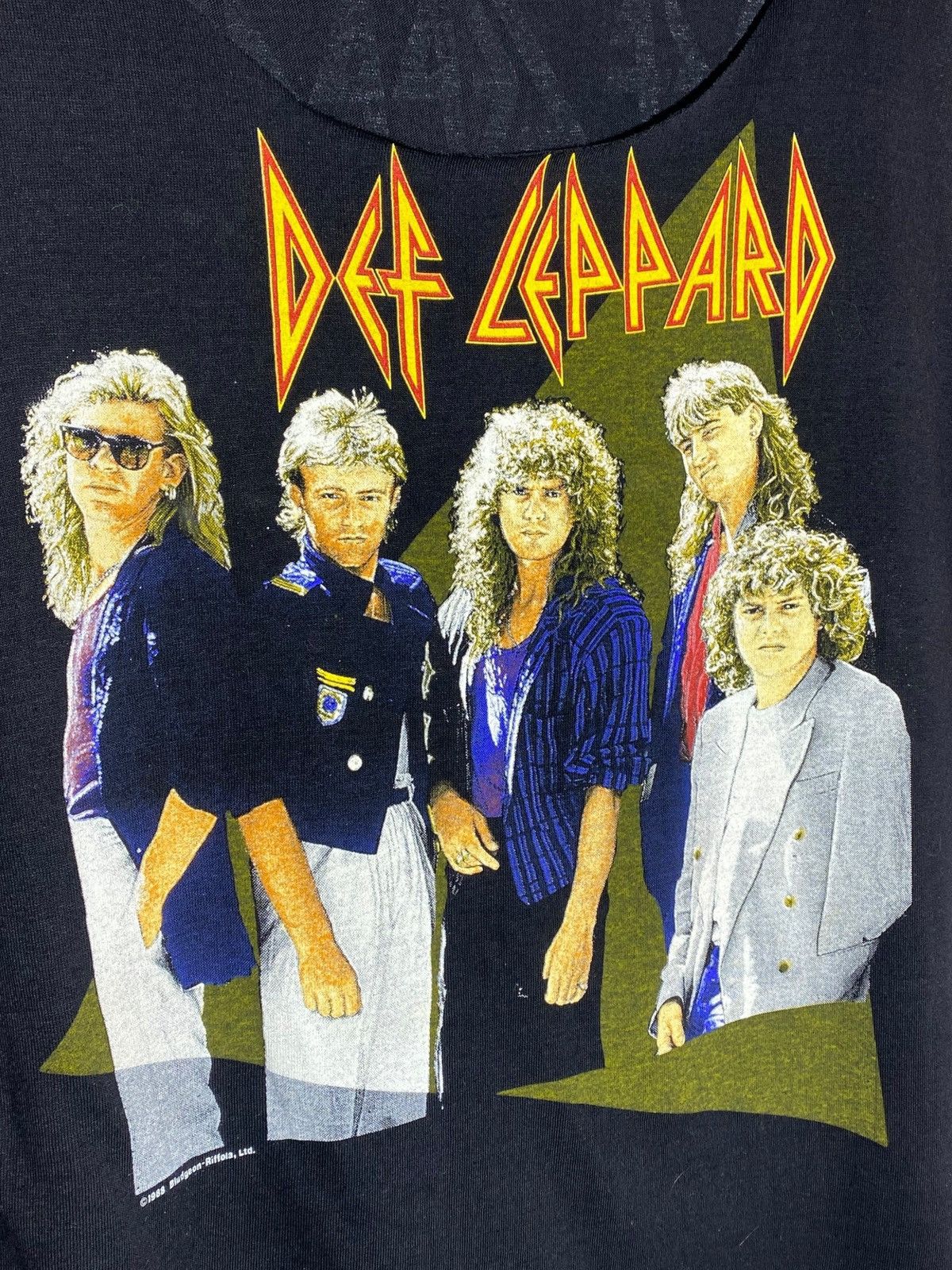 Band Tees *RARE* Vintage 1988 Def Leppard Hysteria Tour Europe Shirt Size US L / EU 52-54 / 3 - 3 Thumbnail