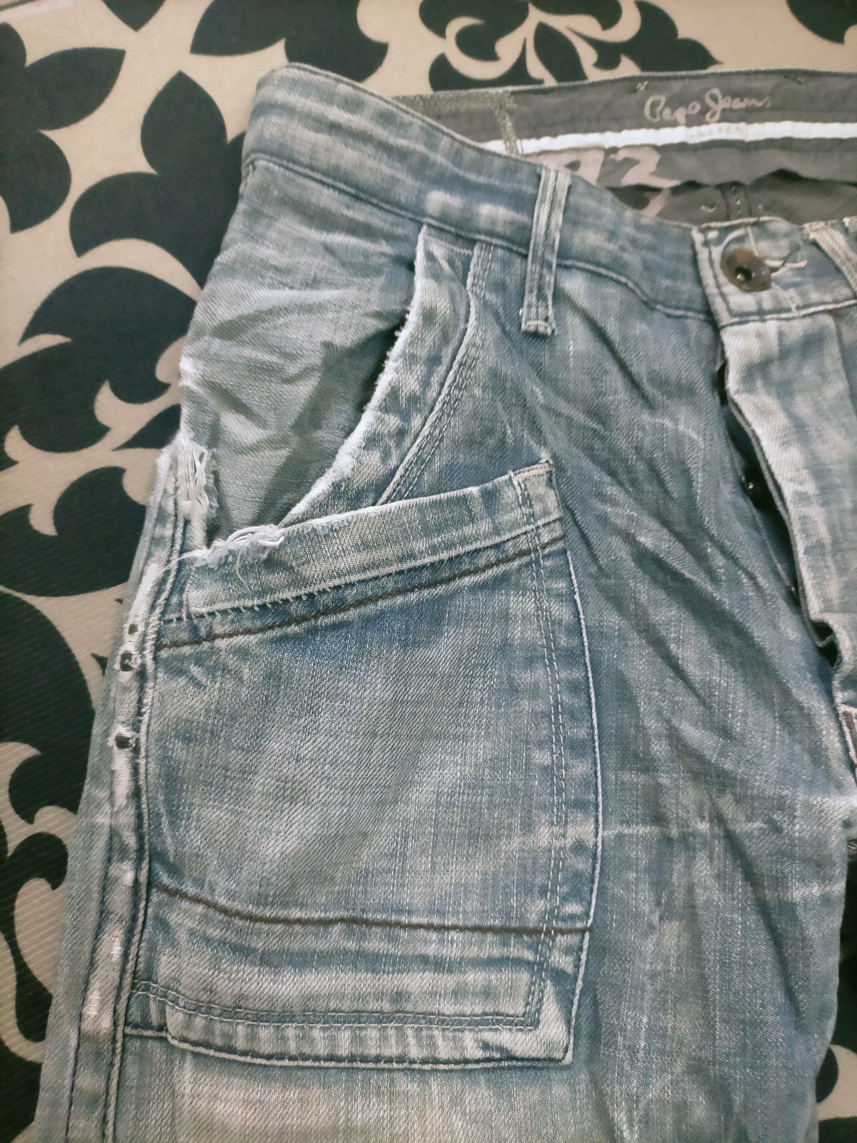 14th Addiction × Pepe Jeans 🔥 Distressed 🔥 Pepe Jeans Mudwash Size US 30 / EU 46 - 3 Thumbnail