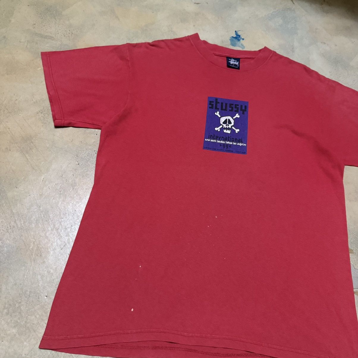 Stussy Vintage Stussy Skull Logo T Shirt Size US L / EU 52-54 / 3 - 3 Thumbnail
