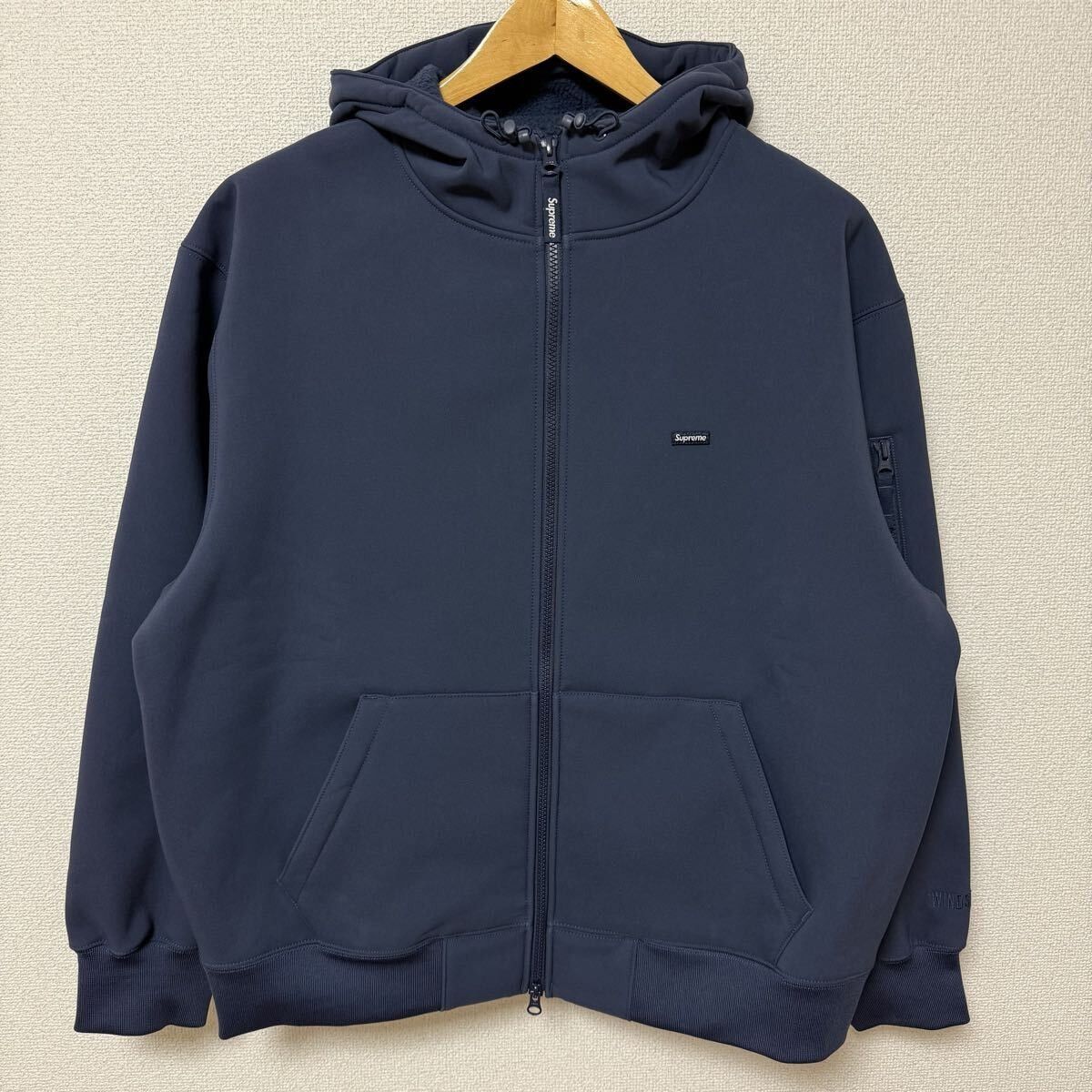 Supreme Supreme Sports Zip Up Hooded Sweater (FW25) Navy