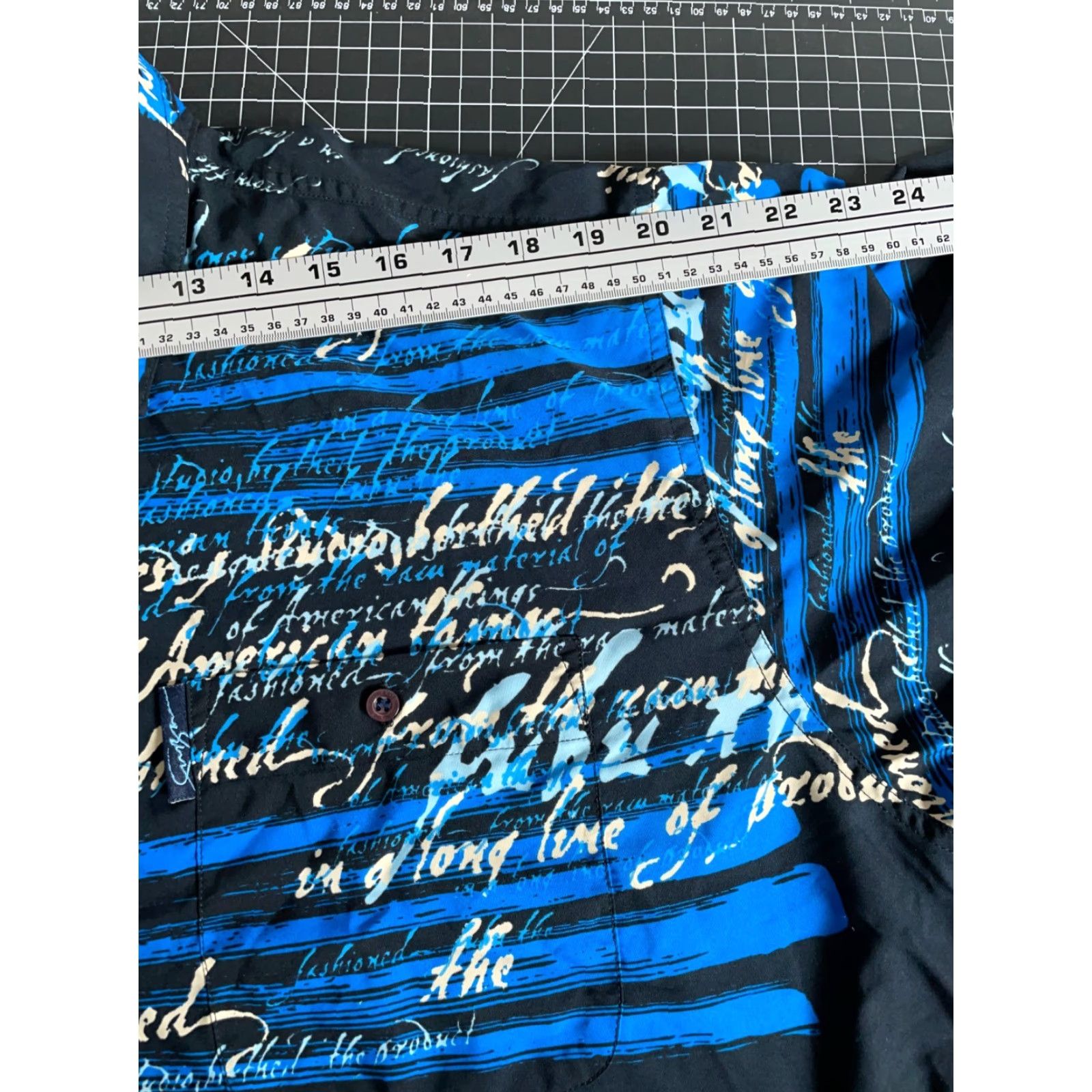 Fubu VINTAGE FUBU AOP Long Sleeve Shirt Mens Large Black Blue Script Polyester Hip Hop 90s Retro Button-Up Size US L / EU 52-54 / 3 - 7 Thumbnail