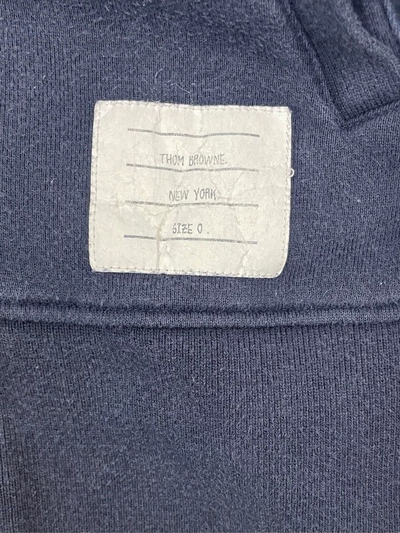 Thom Browne Thom browne Dark blue four-striped zipper jacket 2504-Nexta Size US XS / EU 42 / 0 - 5 Thumbnail