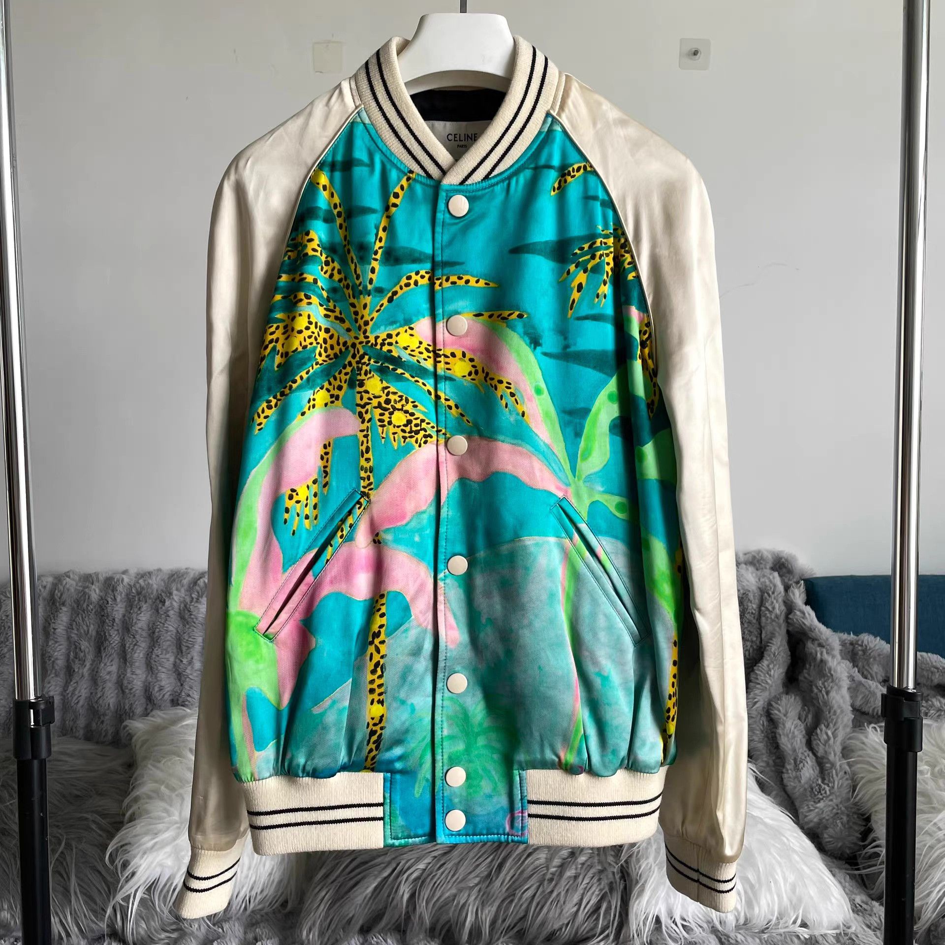 Celine Celine Palm Tree Jacket Size US S / EU 44-46 / 1 - 1 Thumbnail