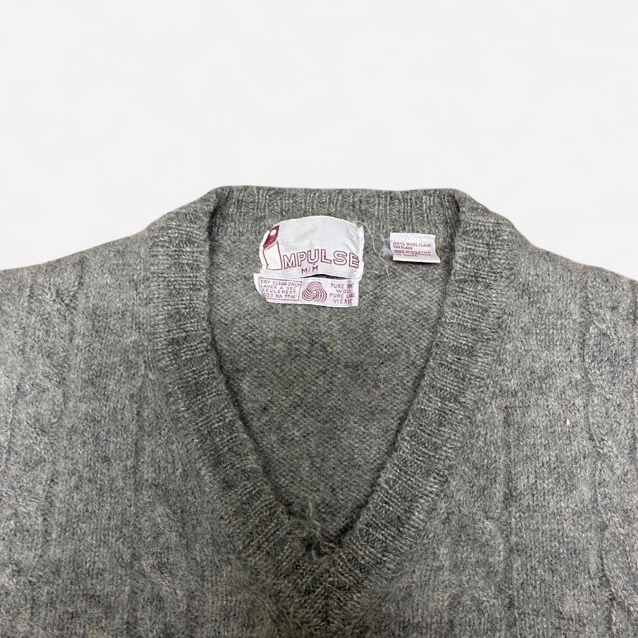 Other Vintage Impulse grey boxy wool sweater vest Size US M / EU 48-50 / 2 - 2 Thumbnail