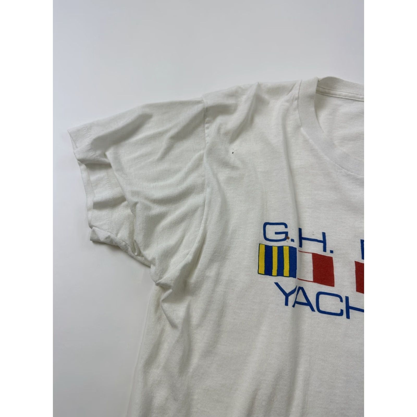 Vintage VINTAGE Yacht Club Shirt Mens Small White Short Sleeve G.H. Bass Single Stitch Size US S / EU 44-46 / 1 - 3 Thumbnail
