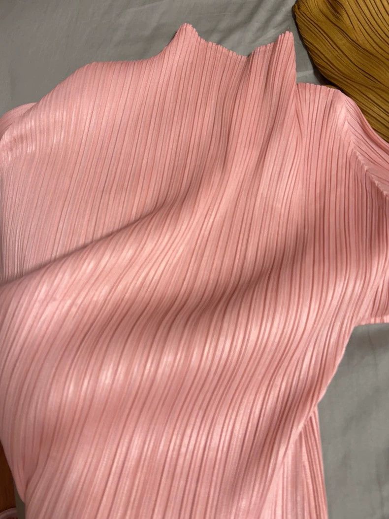 Issey Miyake Issey Miyake size:3 Pink pleated long-sleeved top Size XS / US 0-2 / IT 36-38 - 5 Thumbnail