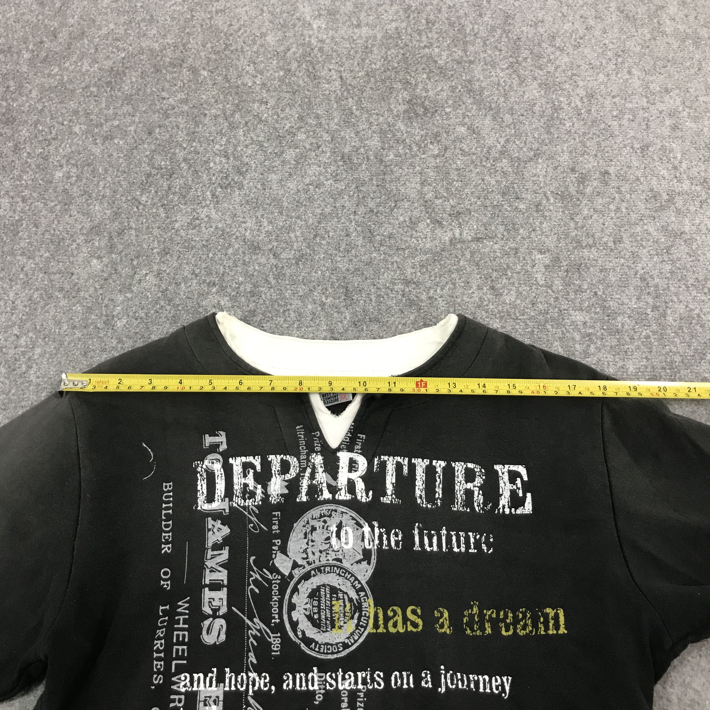 Japanese Brand × Vintage style japan tee oxfam long sleeve tshirts Size US M / EU 48-50 / 2 - 8 Thumbnail