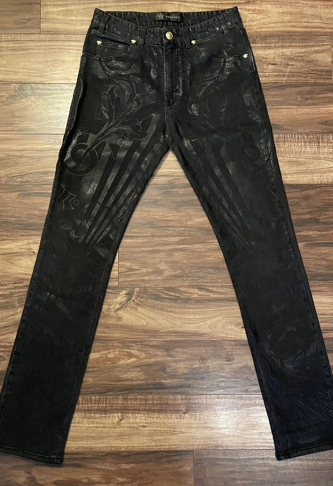 Versace Black Denim Jeans