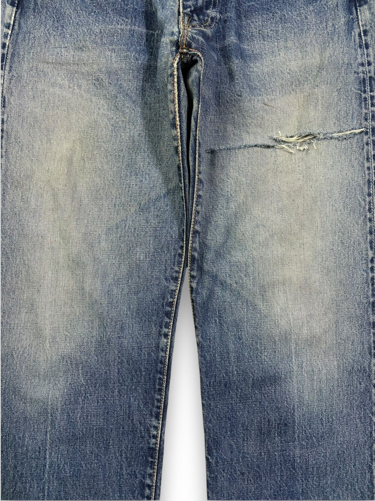 Evisu Vintage 00s Evisu Selvedge Loose Distressed Jeans by Yamane Size US 31 - 9 Thumbnail