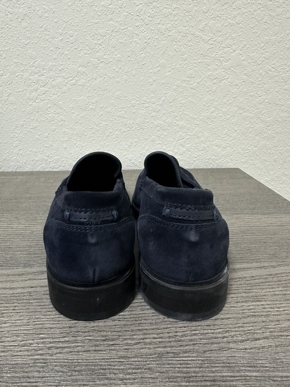 Aquatalia Aquatalia Blue Suede Leather Loafers Size US 8 / EU 41 - 3 Thumbnail
