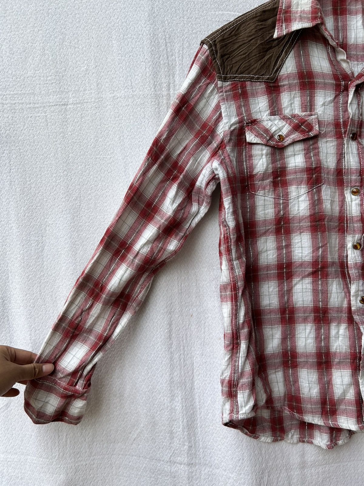 If Six Was Nine Pluvious japanese plaid bottom up shirt longsleeve Size US L / EU 52-54 / 3 - 5 Thumbnail