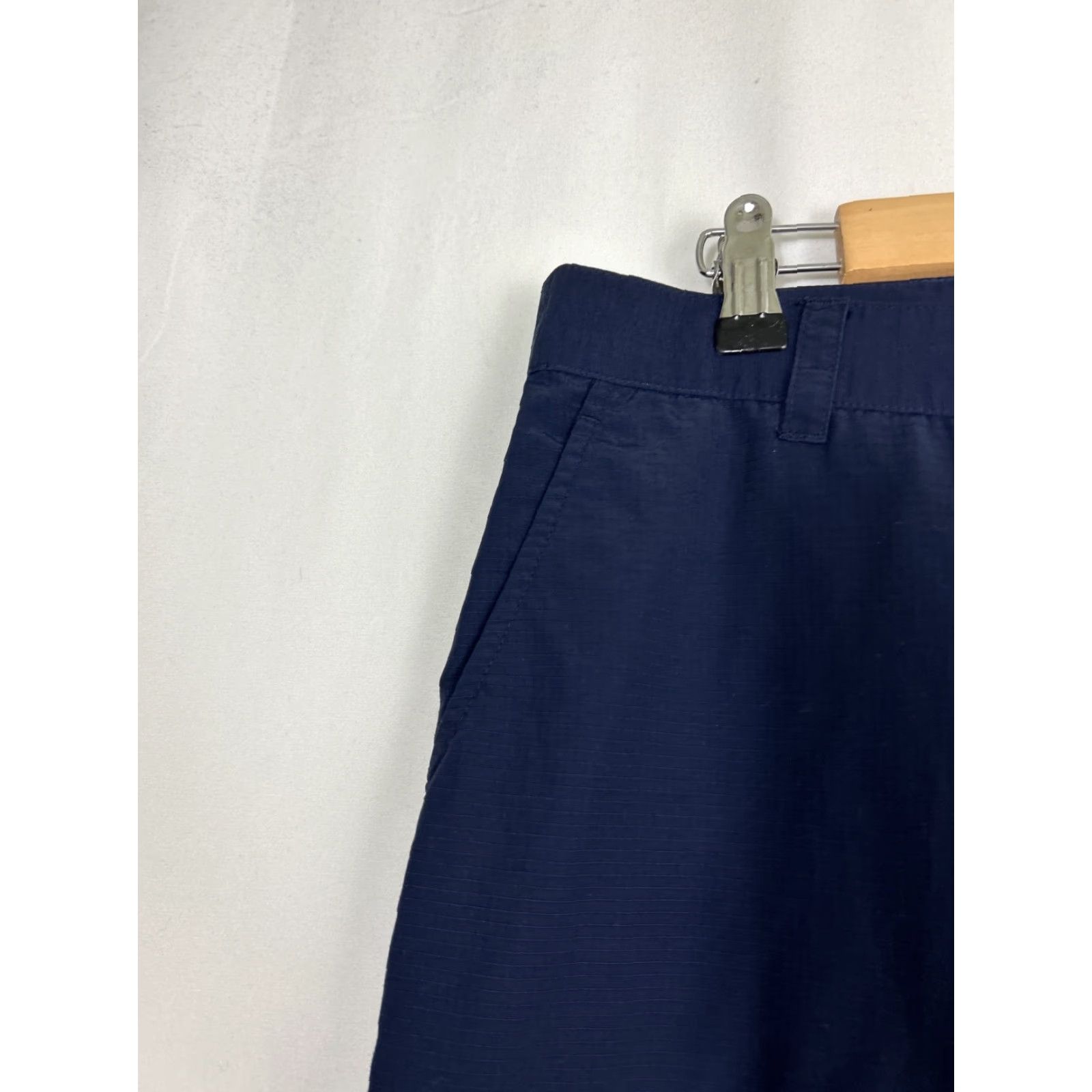Ralph Lauren VINTAGE Lauren Ralph Lauren Womens Pants Capri Wide-Leg 34x24 Navy Blue 10 Womens Size 32" / US 10 / IT 46 - 6 Thumbnail
