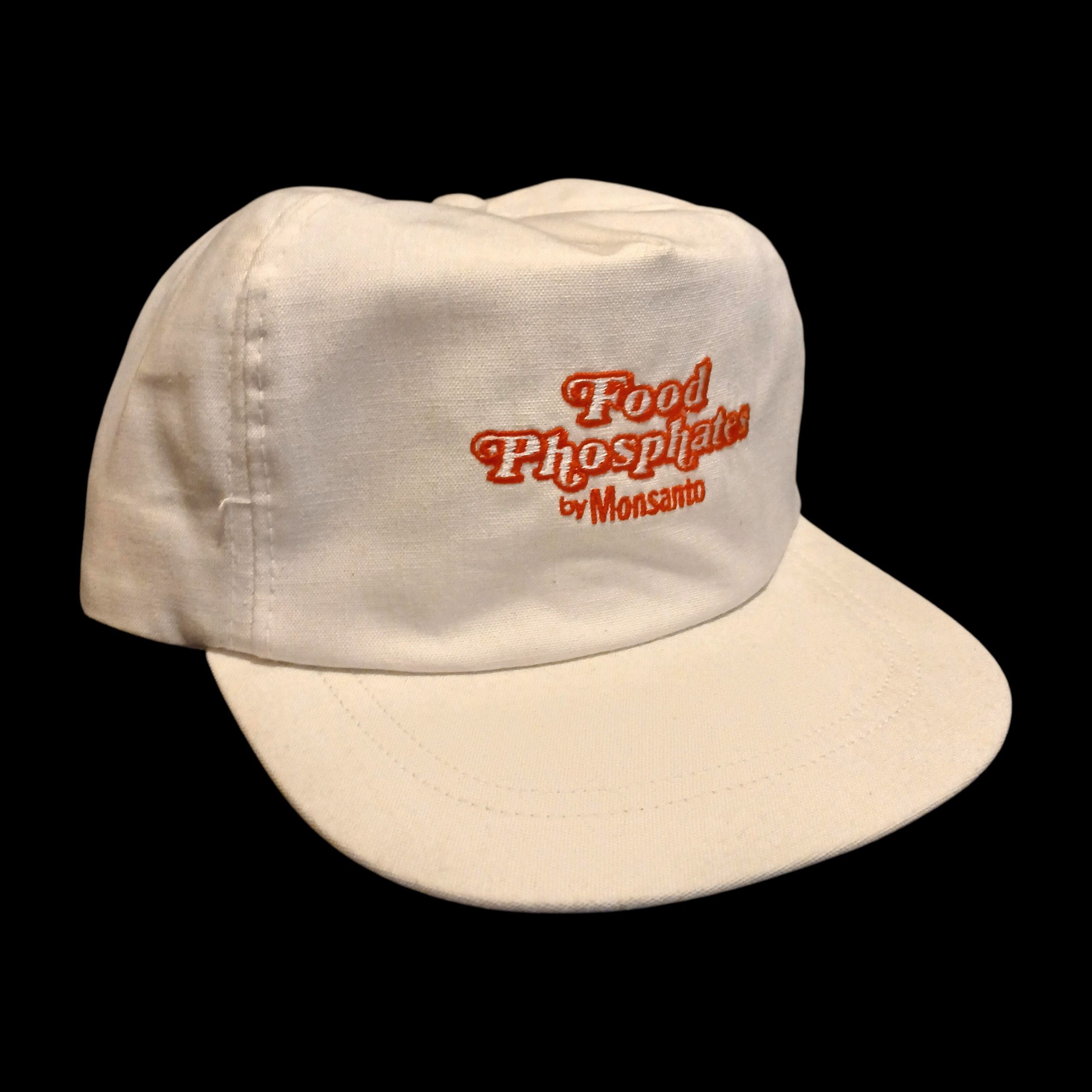 Vintage Vtg DS 70s 80s Food Phosphates Monsanto Snapback Dirtbag Hat Size ONE SIZE - 3 Thumbnail
