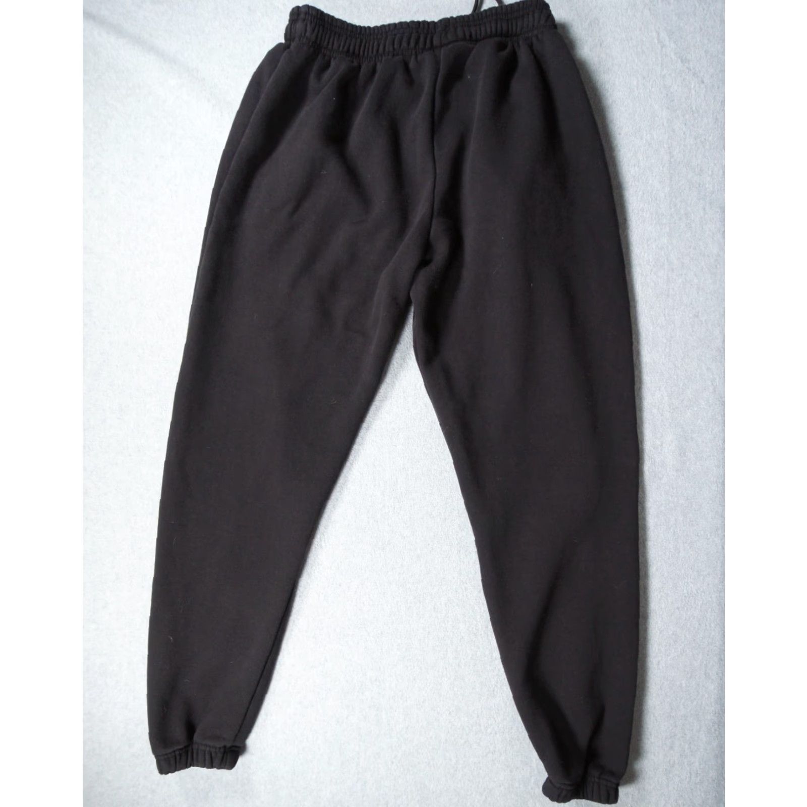 Vintage Hours Sweatpants Men Adult Large Black Fleece Tapered Casual Comfort Lounge Pants with Pockets Size US 33 - 4 Thumbnail