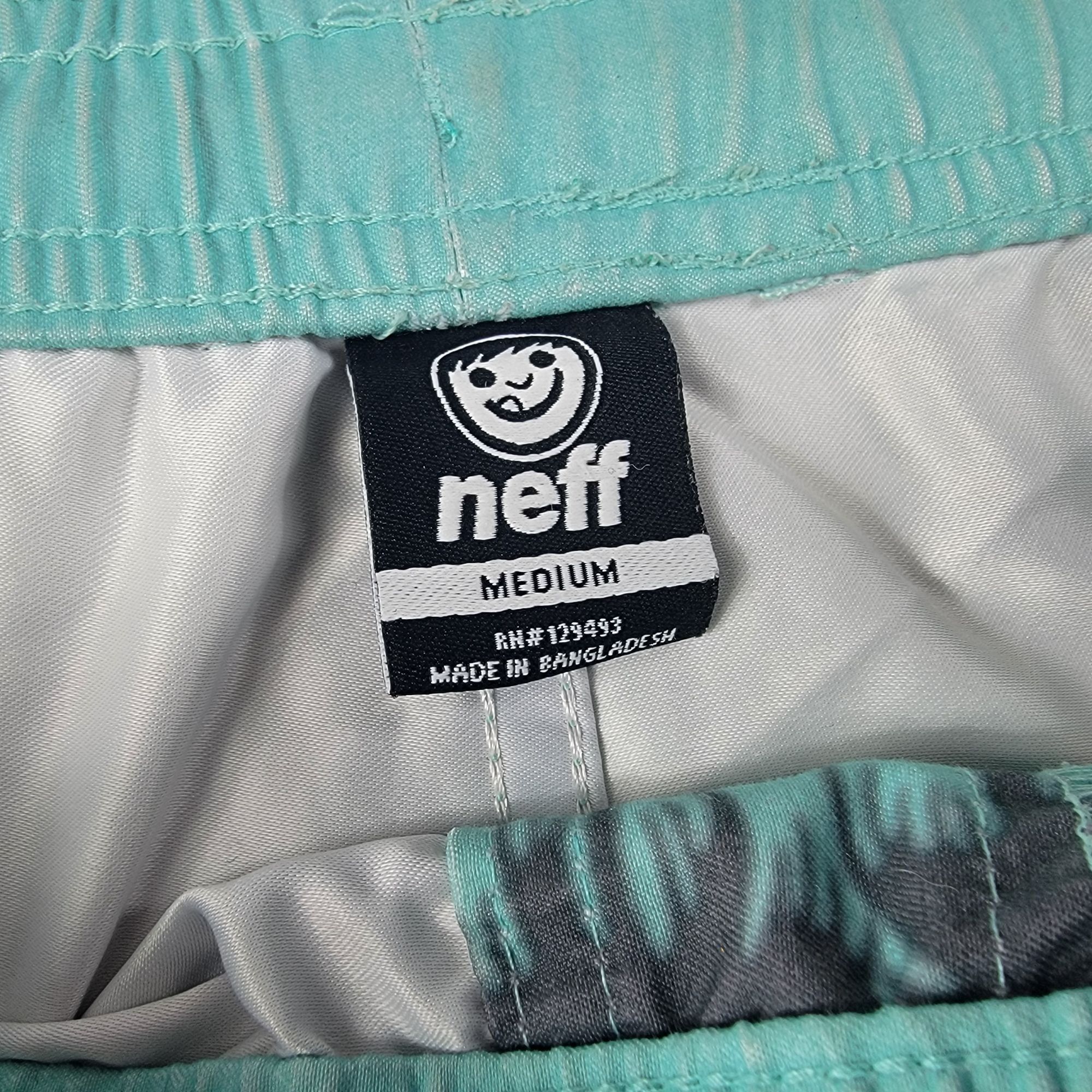 NEFF Neff Mens Medium Swim Trunks With Rubber Duckie Palm Trees S Size US 38 / EU 54 - 4 Thumbnail