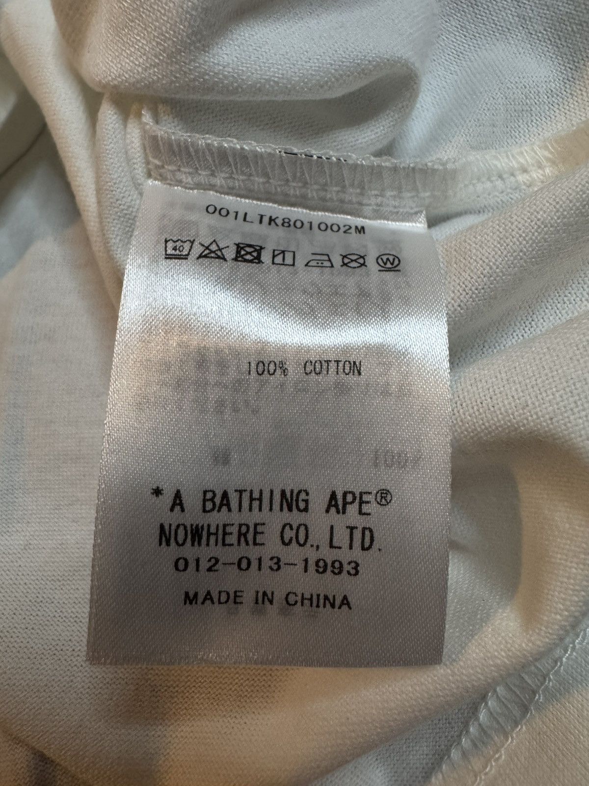 Bape Bape XXL Patchwork Print Long Sleeve Tee Size US XXL / EU 58 / 5 - 3 Thumbnail