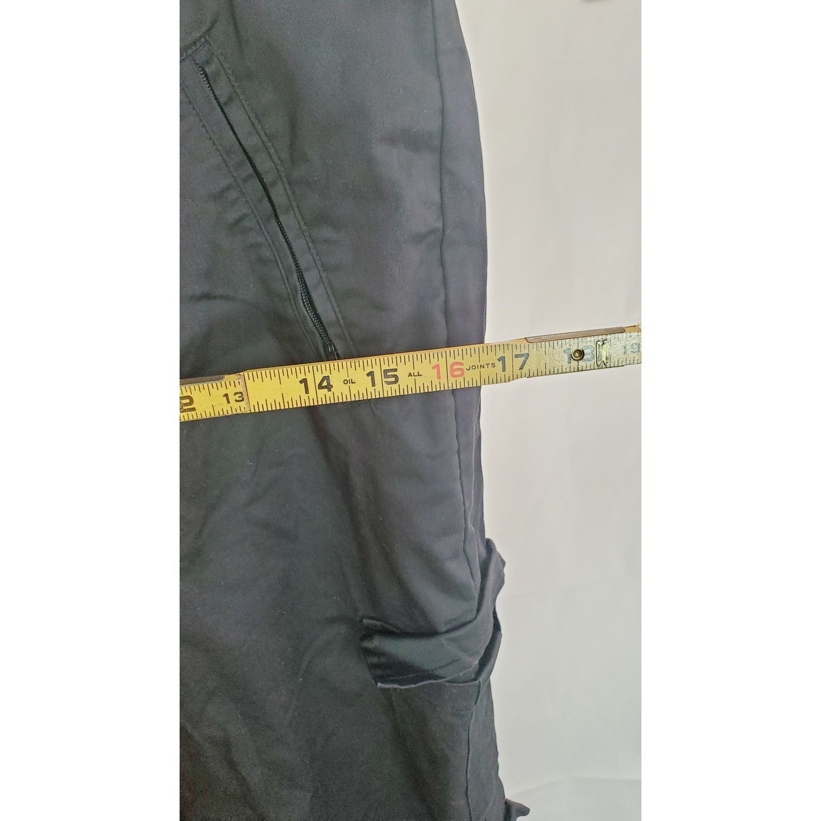 Other Edikted Black Cargo Utility Pants Zip Pockets Small Size 28" / US 6 / IT 42 - 8 Thumbnail