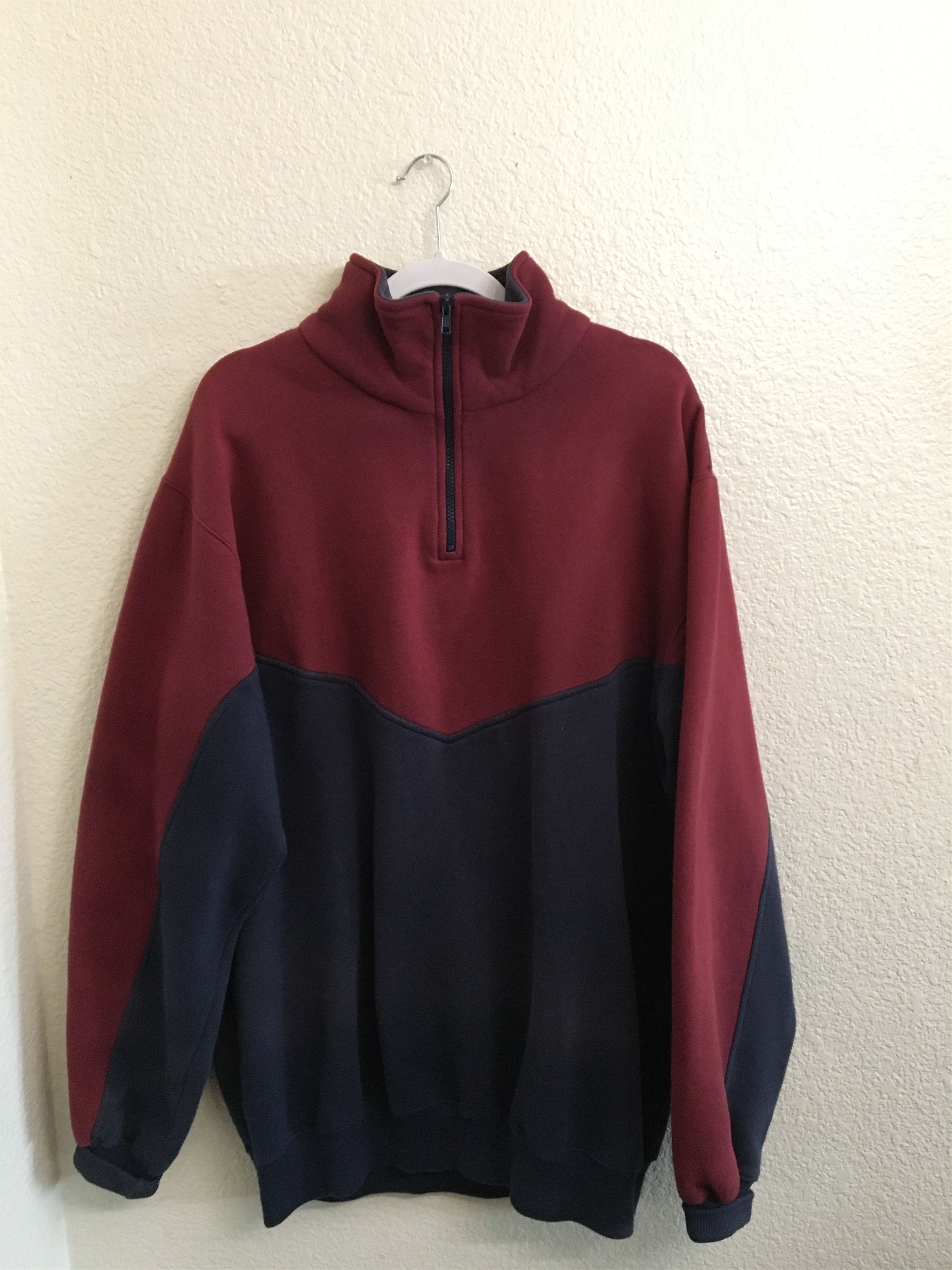 Nordstrom Quarter Zip Pullover Super Fleece Size US L / EU 52-54 / 3 - 1 Thumbnail