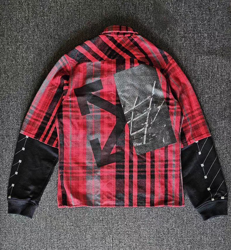 Off-White Off-White Thick Shirt with Sweatshirt Sleeves Size US M / EU 48-50 / 2 - 2 Thumbnail