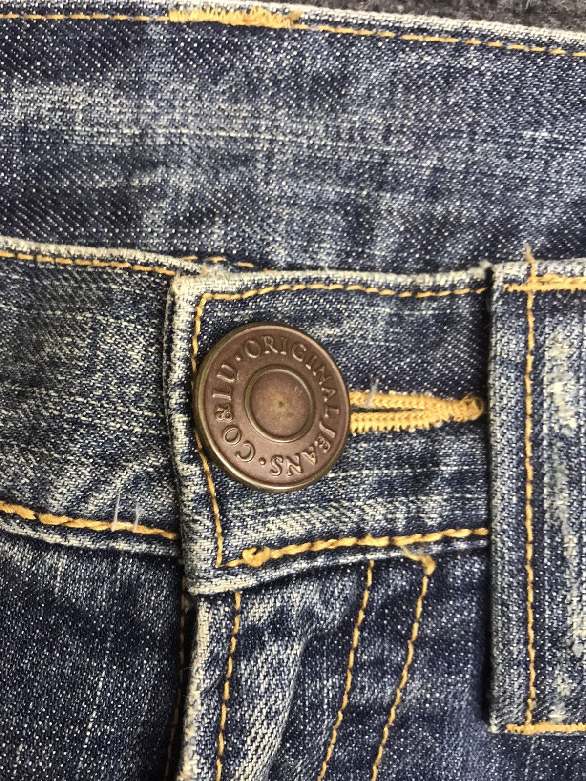 Japanese Brand CO&LU Japan Super Distressed Style Art Jeans F13 Size US 29 - 8 Thumbnail