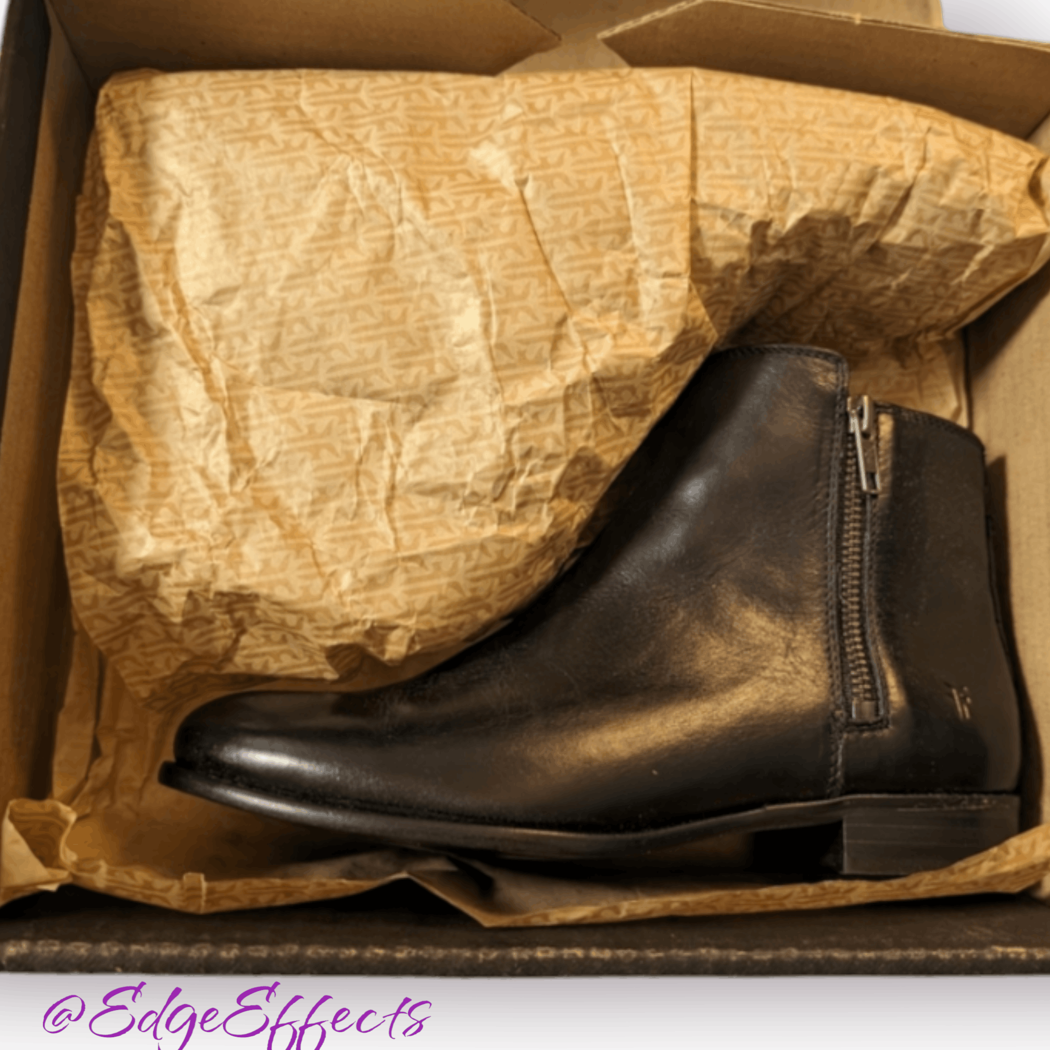 Frye Frye Booties Carly Double Zip Black Leather Casual Size 6.5 Size US 6.5 / IT 36.5 - 7 Thumbnail