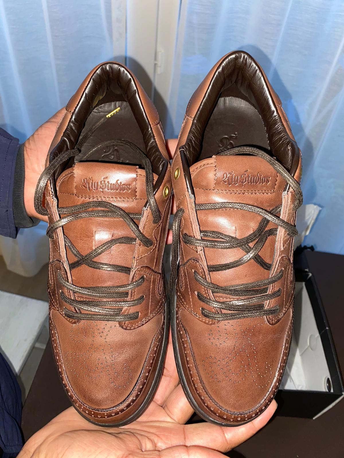 Reves Paris Kiy Studios "Dress Shoe" Dark Brown 10 Size US 10 / EU 43 - 2 Thumbnail