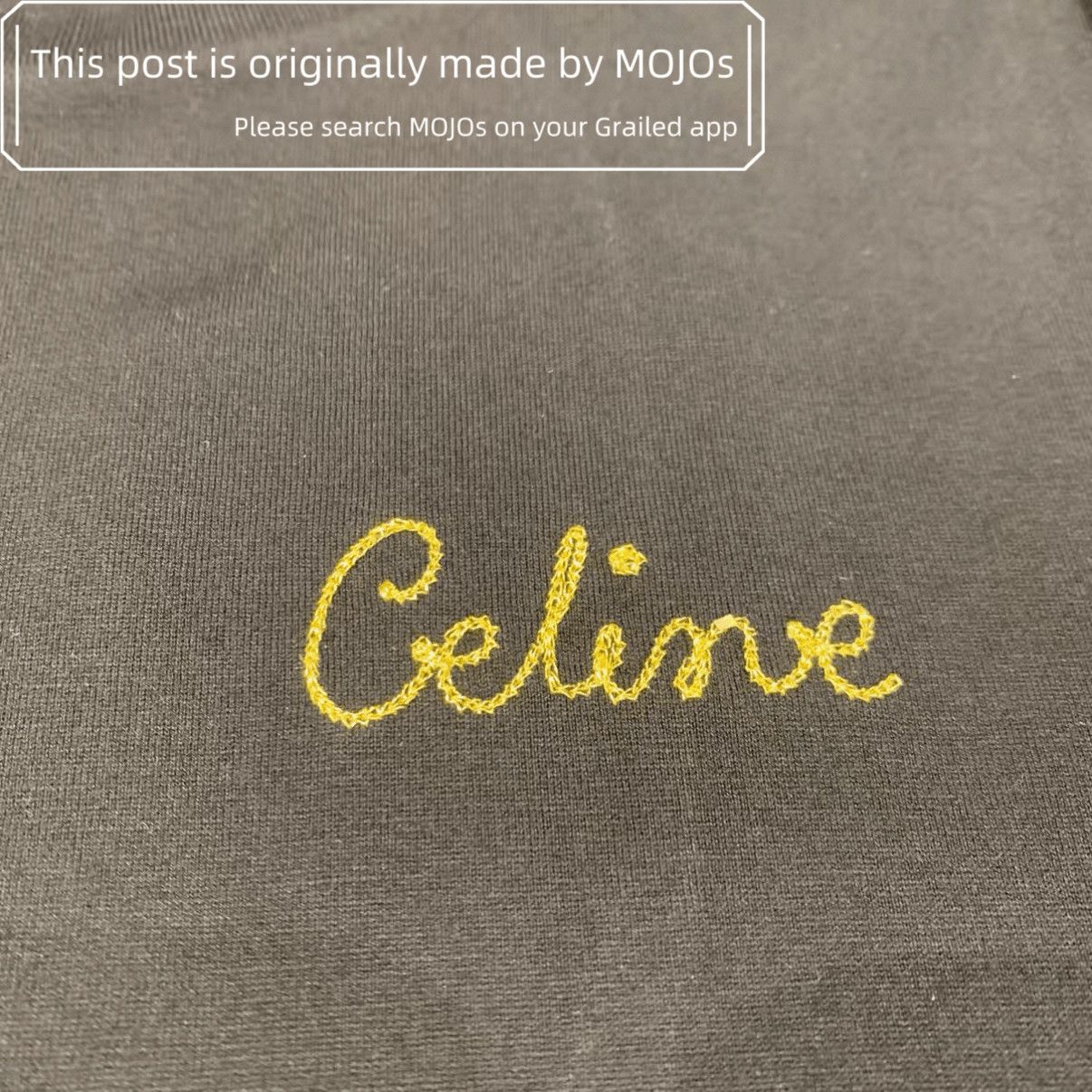 Celine Celine Golden Stitch Logo Tee mojos13531029 Size US S / EU 44-46 / 1 - 5 Thumbnail