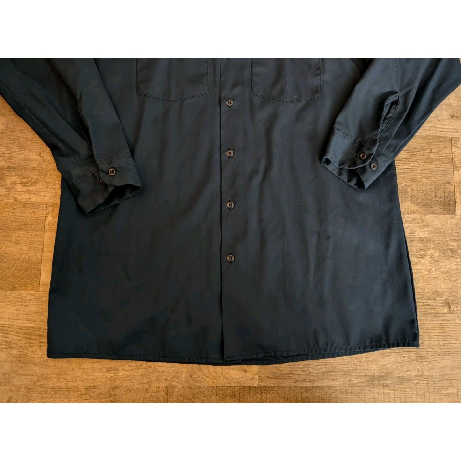 Dickies VINTAGE Dickies Shirt Mens Large Blue Button-Up 90s Long Sleeve Workwear Pocketed Casual USA National Brand Size US L / EU 52-54 / 3 - 5 Thumbnail