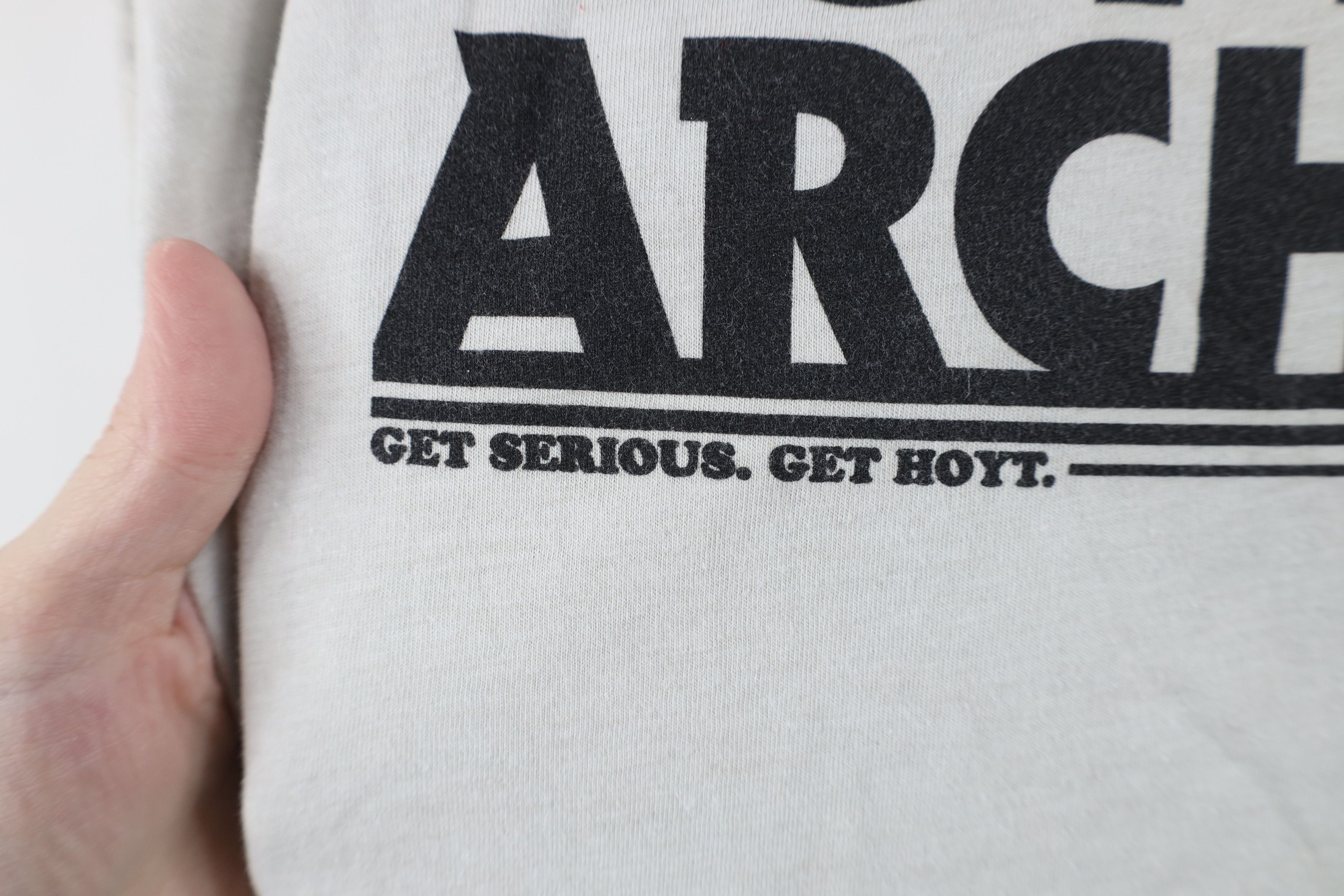 Vintage Hoyt Archery Spell Out Short Sleeve Hunting T-Shirt Gray Size US M / EU 48-50 / 2 - 5 Thumbnail