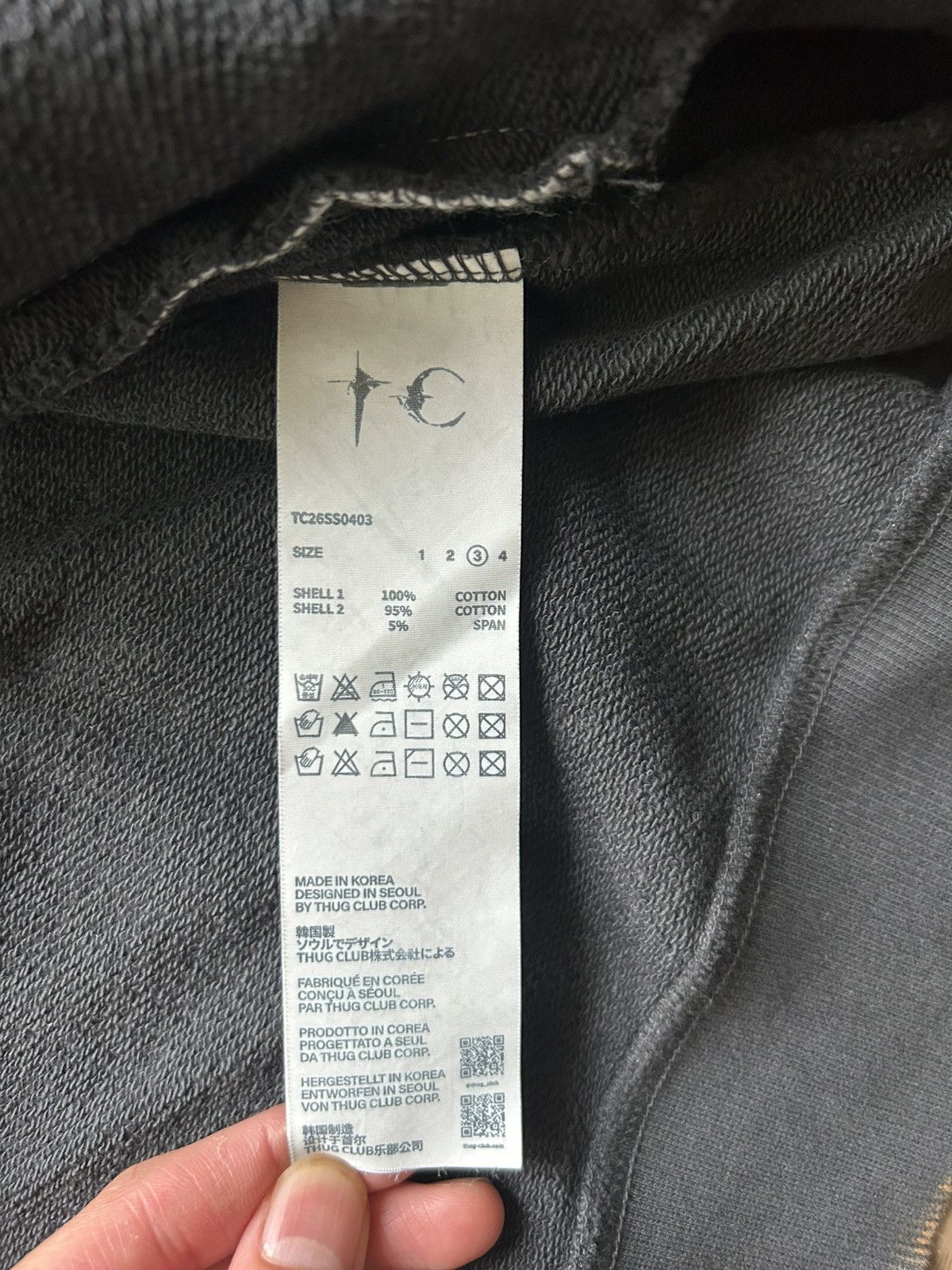 Thug Club Thug Club Two-Tone Washed Zip Hoodie Size US L / EU 52-54 / 3 - 3 Thumbnail