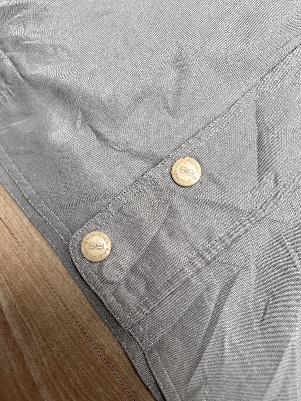 Balenciaga Balenciaga Paris Vintage Jacket Big Logo Hideen Hood Size US L / EU 52-54 / 3 - 9 Thumbnail
